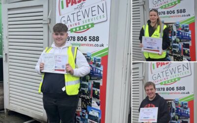 Mae'r Genhedlaeth Nesaf o Yrwyr LGV yn Pasio Carreg Filltir Hyfforddiant