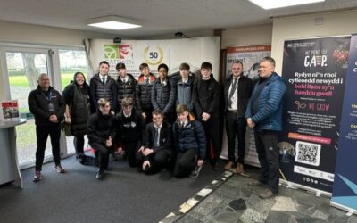 Dechrau Prysur i'r Wythnos yn Academi Sgiliau JCB